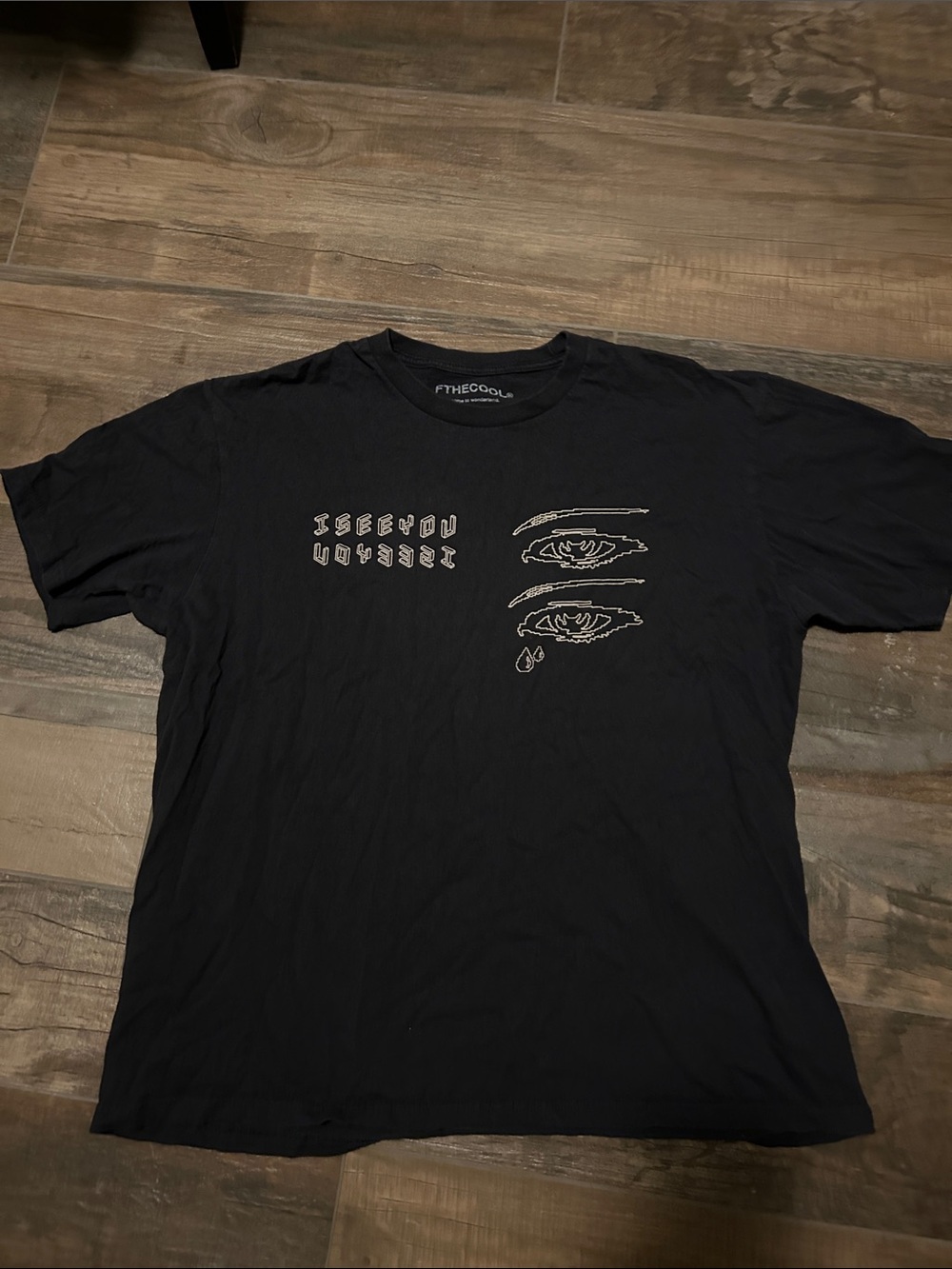 FTHECOOL Black Graphic Tee